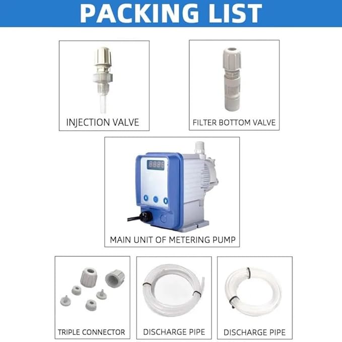 Electromagnetic Diaphragm Metering Pumps Chemical Chlorine Metering Dosing Pumps