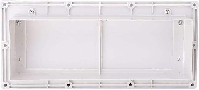 Tyenaza Exhaust Vent Cover, Exhaust Ventilation Cover ABS Automatic Wind Proof Damper Lockable Range Vent Cover for RV Home Camper(White)