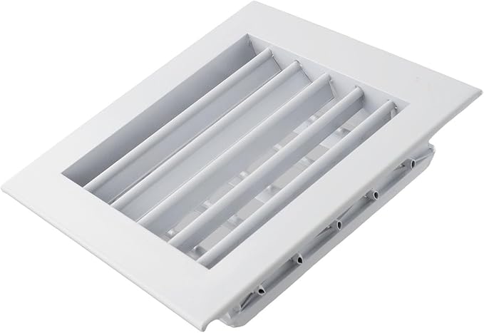 Easily Maintainable Double Layered Louver Outlet Crafted From Strong Galvanized Iron And Aluminum Frame (150 * 150mm)
