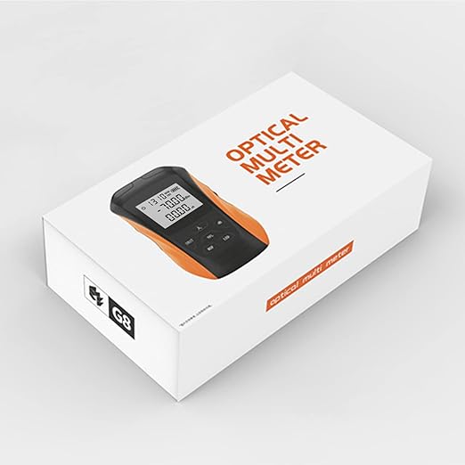 Optical Power Meter with Visual Fault Locator, Fiber Light Meter with Cable Tester Function and Li-ion Battery USB Charge for FC/SC/ST Universal Interface