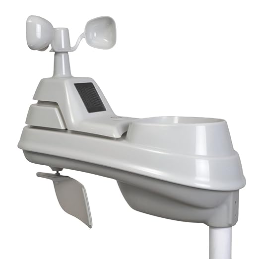 AcuRite Iris (5-in-1) Weather Sensor with Rain Gauge, Wind Speed, Wind Direction, Temperature and Humidity (06004M)