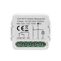 1CH Dry Contact WiFi Relay Switch Module,DC 12/24V AC 100-240V,Tuya Smart Life app,Compatible with Alexa,Google Home