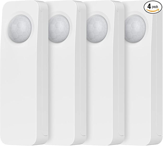 THIRDREALITY Zigbee Motion Sensor 4 Pack, Zigbee Hub Required, Pet Friendly, Work with Home Assistant, SmartThings, Aeotec, Homey, Hubitat or Echo Devices with Built-in Zigbee hub
