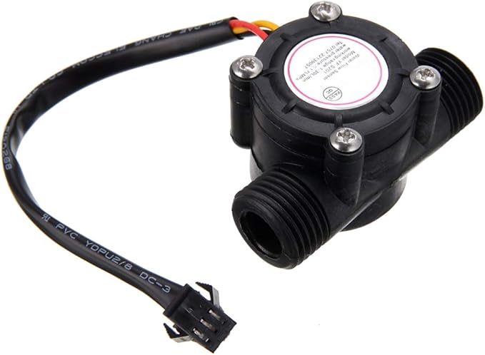 HiLetgo G1/2" Water Flow Hall Sensor Switch 1-30L/min 1.75MPa Flow Meter Flowmeter Counter Water Flow Sensor