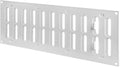 Repa Market 16" x 6" Inch (Outer Dimensions) White Adjustable Air Vent Cover - Galvanized Steel HVAC Air Vent Register - Heating, Cooling Toe Kick Vent Cover - Wall, Ceiling Return, Intake Air Grille