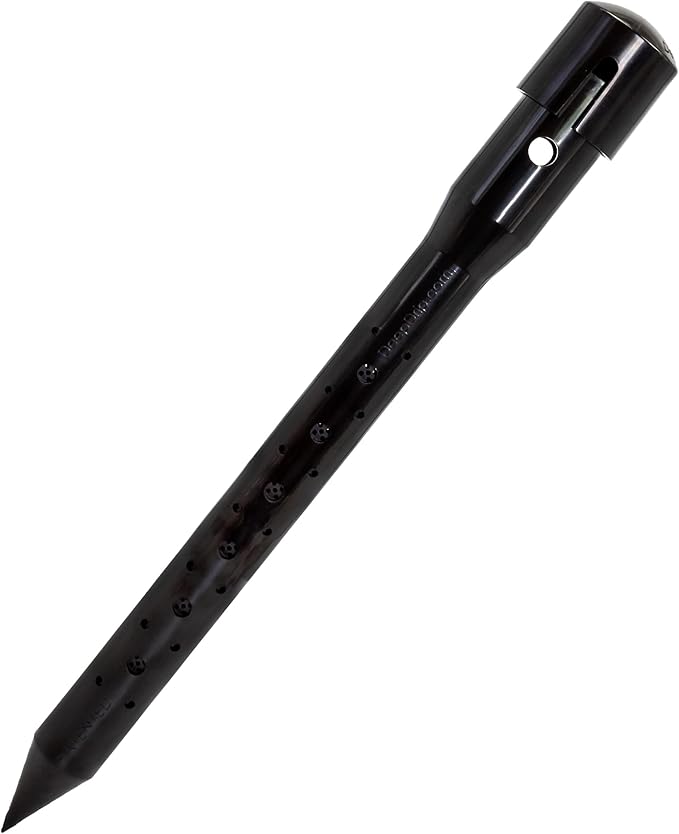 14 in. DEEP DRIP Plant Watering Stake (3 Pack) (Black) | UV-Protected ABS Plastic Deep Root Irrigation Spike for Yard Plants, Shrubs, Vines