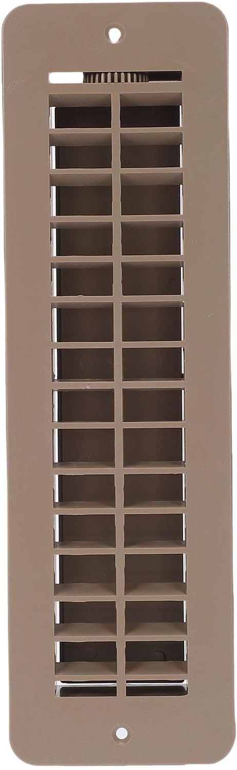 Acouto RV Plastic Floor Vent Cover Easy Adjust Air Supply Lever High Strength Floor Register Grill for Motorhome Ventilation
