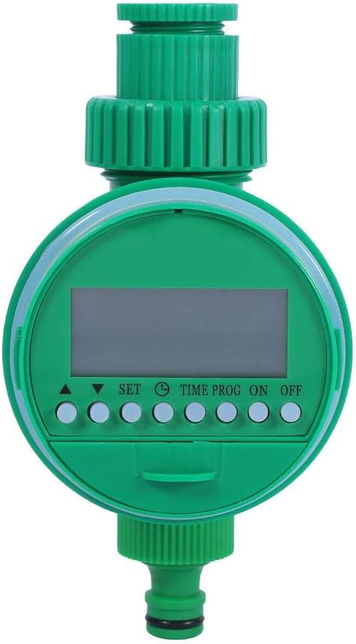 Akozon Water Irrigation Timer Automatic Digital LCD Electronic Home Water Timer Garden Irrigation Controller Programs