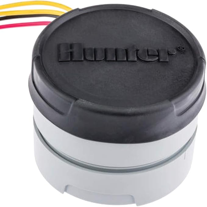 Hunter Node 100 Battery Operated Sprinkler Timer with Solenoid, Waterproof Irrigation Controller for Valves, Wireless, Outdoor, Easy Install, No Wiring Needed for Drip or Remote Systems