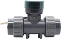 Precision Smart Digital Display Flowmeter DN25-80 Electronic Meter Water Flow Sensor for Farm/Garden Irrigation(Without Display,DN25)