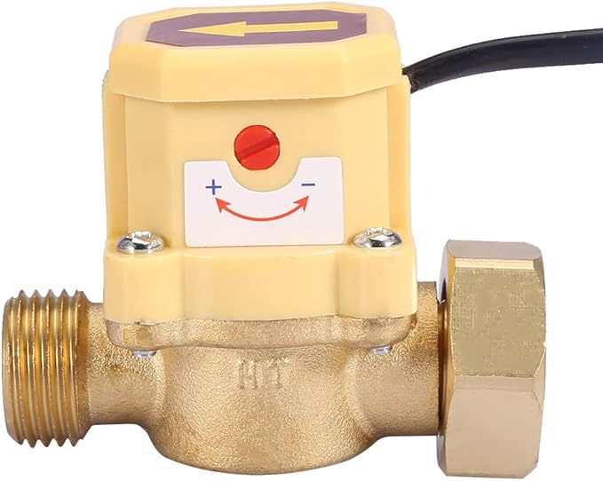 Water Flow Control Switch Automatic Adjustable Pressure Sensor G3/4 G1/2 Thread for Home Water Heater Solar Pump Low Pressure System