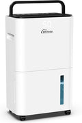 BRITSOU 34 Pint Dehumidifier for Basement with Drain Hose & 0.66 Gallon Water Tank, Manual & Auto Drainage, Smart Quiet Dehumidifiers for Home with Auto Shut off, 24HR Timer