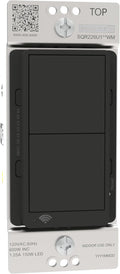 Square D by Schneider Electric X Series 15 Amp WiFi Energy Monitoring Light Switch, Single-Pole/3-way, 600 Watt, Rocker, Matter Certified, Works with Alexa, Google Home, Apple Home, Matte Black