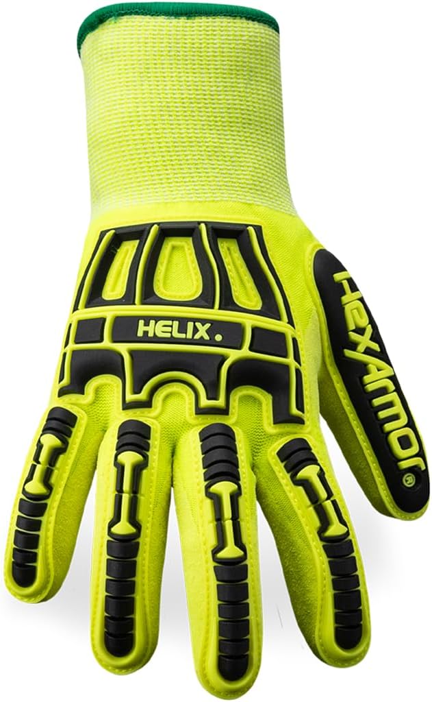 HexArmor Cold Weather Helix Series Gloves | Cut and Puncture Resistant | High-Dexterity | Touchscreen Capable