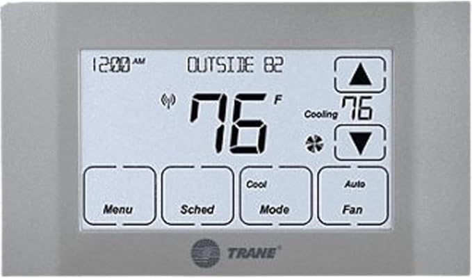 XR724 Wi-Fi Touchscreen Comfort Control Thermostat (TCONT724AS42DA) - 7-Day Programmable, Built-in Humidity Sensor, Remote App Access, Smart Home Compatible (4H/2C)