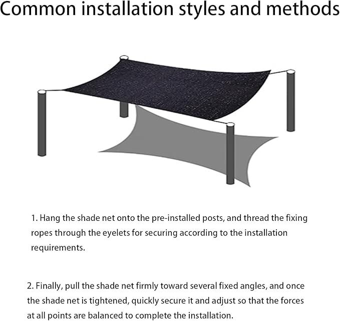 90% Dark Green Shade Cloth 10x 58 FT Mesh Tarp with Grommets for Garden Patio, Plant Shading, Greenhouse, Pergola, Chicken Coop, Dog Kennel, Lawn