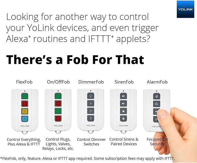 YoLink Wireless Smart Valve Control Kit, NSF Certified 1-1/2" Stainless Steel Motorized Valve, Wireless Controller 2, LoRa Long Range, D2D Offline with Leak Sensors, 2 Years Battery Backup