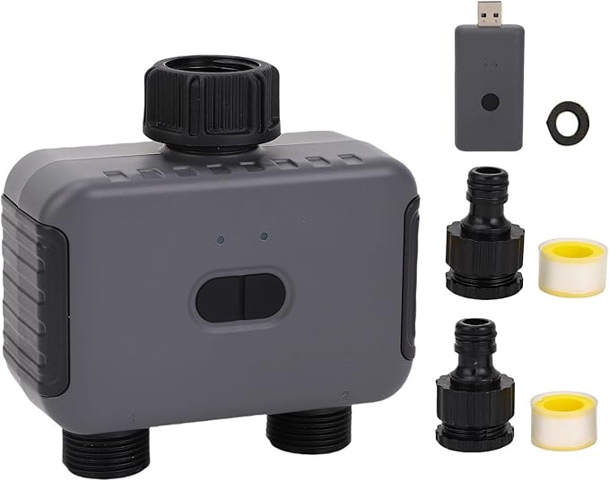 IPX5 Smart WiFi Sprinkler Timer with Smart Life App and Voice Control Rain Delay