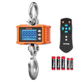 VEVOR Digital Crane Scale, 4400 lbs/2000 kg Max Capacity, Heavy Duty Industrial Hanging Scale with Cast Aluminum Case & LCD Display, 1 lbs Division & 3 Unit Switch, Remote Control for Garage Factory