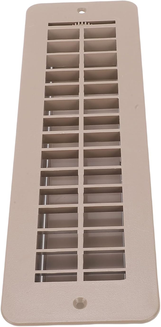 Acouto RV Plastic Floor Vent Cover Easy Adjust Air Supply Lever High Strength Floor Register Grill for Motorhome Ventilation