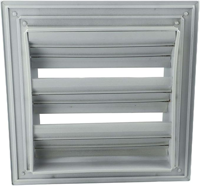 Air Vent Louver Engineered Weatherproof Galvanized Iron Aluminum Alloy Multiple Sizes For Hotels Restaurants Homes Workshops(200 * 200mm)