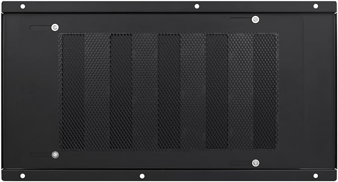 Foundation Vent Cover,Crawl Space Vent Cover for Foundation Garage Attic Home Improvement,16”x8.7”Outdoor Crawl Space Air Wall Vent with Damper&Screen Reduce Moisture,Fit 16"x8"Rough Opening,Black,3PK