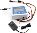 Digital Water Flow Meter Set Smart LCD Flow Rate Monitor Sensor with Temperature Display G1 G1/2 G3/4 Low Repeatability(Power Supply)