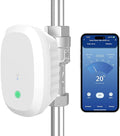 FRANKEVER DN25 Smart Water Valve 1″ Smart Water Management System WiFi Remote Control Faucet Timer for Hose, Sprinkler Water Timer Auto Watering for Plants,Compatible with Alexa,Google
