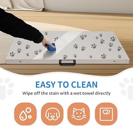 Postal Digital Livestock Scale, 660lbs 201 Stainless Steel Digital Pet Scale Platform Heavy Duty Livestock Scale Kit for Pet Cat Dog Cattle(40.5" L x 20.6" W)