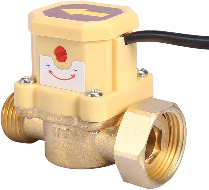 Water Flow Control Switch Automatic Adjustable Pressure Sensor G3/4 G1/2 Thread for Home Water Heater Solar Pump Low Pressure System