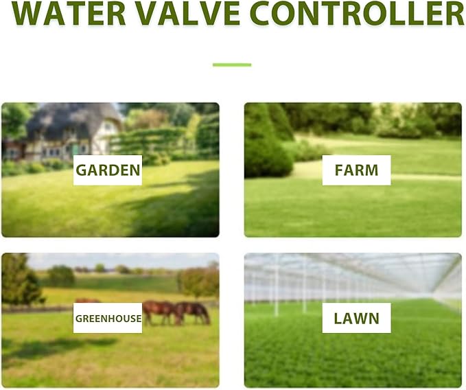 Smart WiFi Sprinkler Controller 6 Zone Indoor Irrigation Timer with App Control and Weather Adjustment for Garden Yard