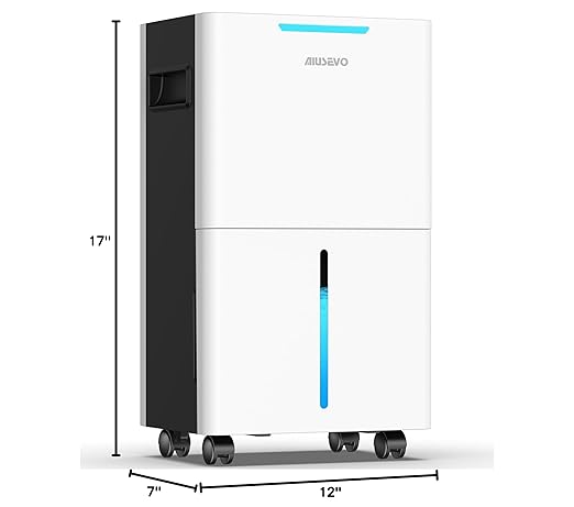 1500 Sq. ft Dehumidifier for Basement and Large Room, 21 Pints Dehumidifiers for Home with Drain Hose, Intelligent Humidity Control, 3 Modes, 24H Timer, Ideal for RV, Bathroom, Bedroom