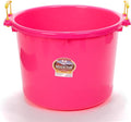 Little Giant® Plastic Muck Tub | Durable & Versatile Utility Bucket with Handles | Muck Bucket | Durable Handles | 70 Quart | Hot Pink
