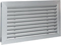 Door Louver Vent Two Sided, Door Vents for Interior Doors, Aluminum Door Air Vent Grille, Metal Louvered Door Vent, Through Door Vent for Bathroom Cabinet (20 * 10in)