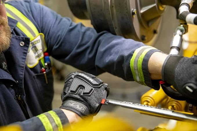 Mechanix Wear ColdWork M-Pact Winter Work Gloves - Insulated Wind & Water Resistant Heavy Duty Work Gloves - Impact Protection - Machine Washable - XX-Large - Black & Grey