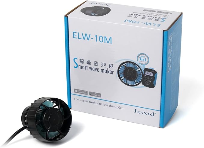 Jecod ELW Smart Wave Maker Circulation Pump with Magnetic Base (ELW-10M, 1056GPH)