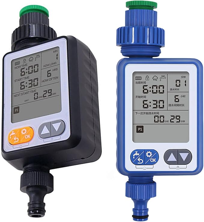 Outdoor Plant Watering Timer with Detection and LCD Display for Precise Irrigation Control
