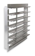 Dayton 36 Backdraft Damper / Wall Shutter, Front Flange, 36-1/2 x 36-1/2 Opening Required - 3HHN9