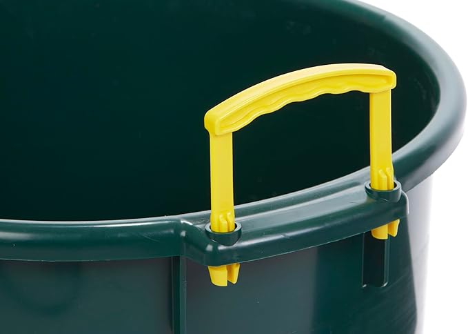 Little Giant® Plastic Muck Tub | Durable & Versatile Utility Bucket with Handles | Muck Bucket | Durable Handles | 40 Quart | Green