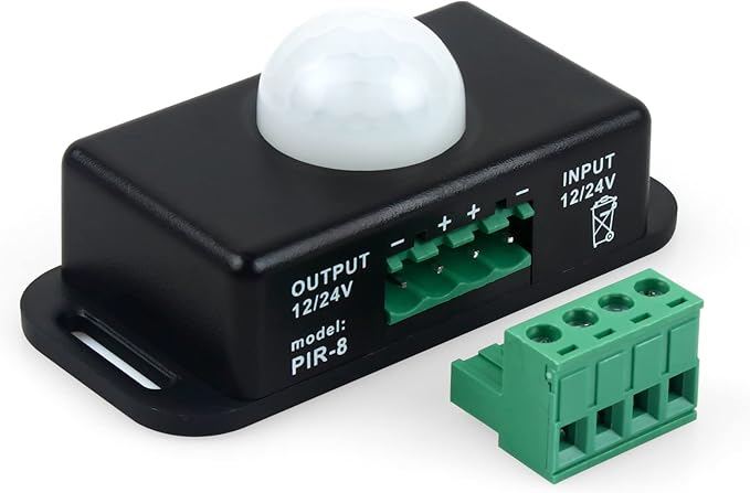 RGBZONE DC12V 24V PIR Sensor LED Switch Motion Function Cotroller for 5050 3528 5630 Flexible LED Strips Light