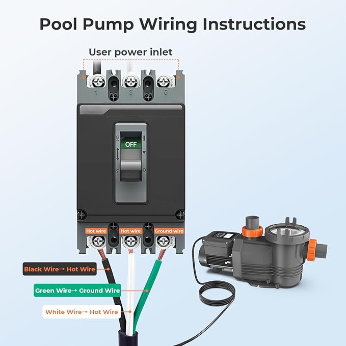 Variable Speed Pool Pump 3 HP, 220V-240V Inground Swimming Pool Pump with Timer, High Flow 11359 GPH Energy-Efficient Self Priming Above Ground Pool Pumps with Filter Basket