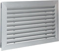 Door Louver Vent Two Sided, Door Vents for Interior Doors, Aluminum Door Air Vent Grille, Metal Louvered Door Vent, Through Door Vent for Bathroom Cabinet (12 * 10in)