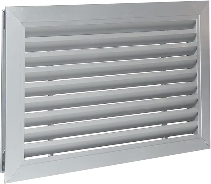 Door Louver Vent Two Sided, Door Vents for Interior Doors, Aluminum Door Air Vent Grille, Metal Louvered Door Vent, Through Door Vent for Bathroom Cabinet (12 * 10in)
