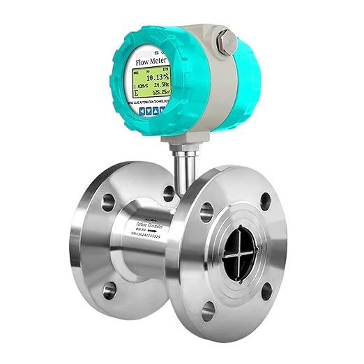 Digital Flow Neter Smart High Accuracy Flow Meter for Liquid Water Oil Milk Liquid Flow Sensors(DN20-4-20mA-SS316)