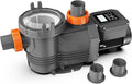3HP Pool Pump,Variable Speed with Self Primming Above/Inground Pool Pump 11359 GPH with Timer 220-240V