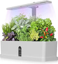 Hydroponic Equipment Garden Hydroponics Growing System Indoor Herb Garden Kit Automatic Timing LED Grow Lights Smart Water Pump for Home Flower Pots Indoor Garden