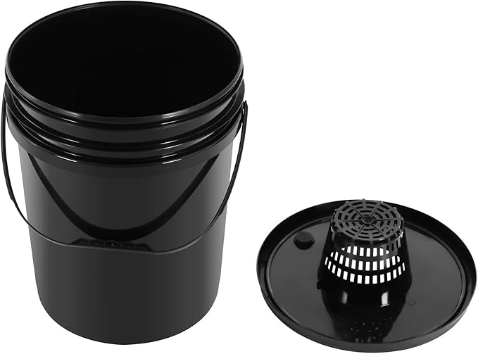 6 Bucket Hydroponic System Kit, Dwc Hydroponic System Kit with Drip Irrigation, 5.28Gal Capacity, 6.6Gal/Min Air Pump, Includes Air Pump Ideal for Vegetables and Indoor Growing