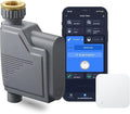Haozee WiFi Sprinkler Timer,Smart Water Timer for Garden Hose with Hub,Built-in Flow Meter,Support Home Assistant Zigbee2mqtt,Automatic Irrigation Controller System for Lawns and Yard.