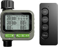 NexusLab Sprinkler Timer, 4 Customizable Programs Sprinkler Drip Irrigation, IP65 Waterproof, Auto Rain Delay Manual Mode, Child Lock (Watering Sprinkler with Remote Control)