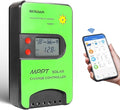 15A MPPT Solar Charge Controller 12V/24V Automatic Maximum PV 75V Charge Controller Built-in WiFi Adapter with LCD Display for Gel-Sealed Immersion AGM and Li-Ion Batteries (WiFi)(TD2107)